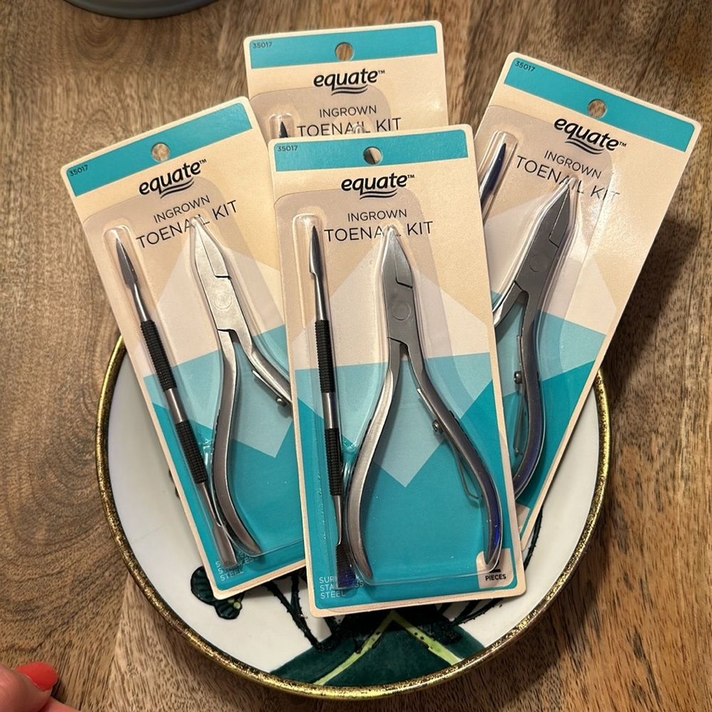 SET OF 4 Equate Ingrown Toenail Kit